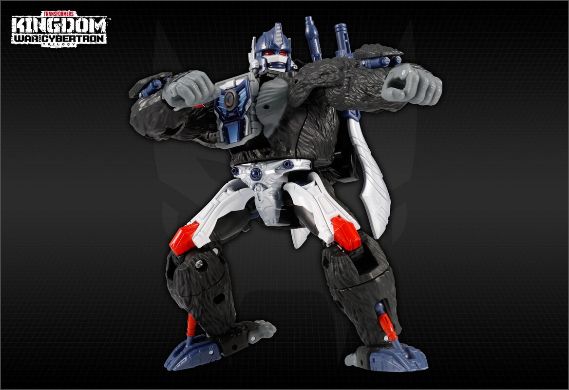 Takara Transformers Kingdom Wave 1 Official Beast Images for Leader